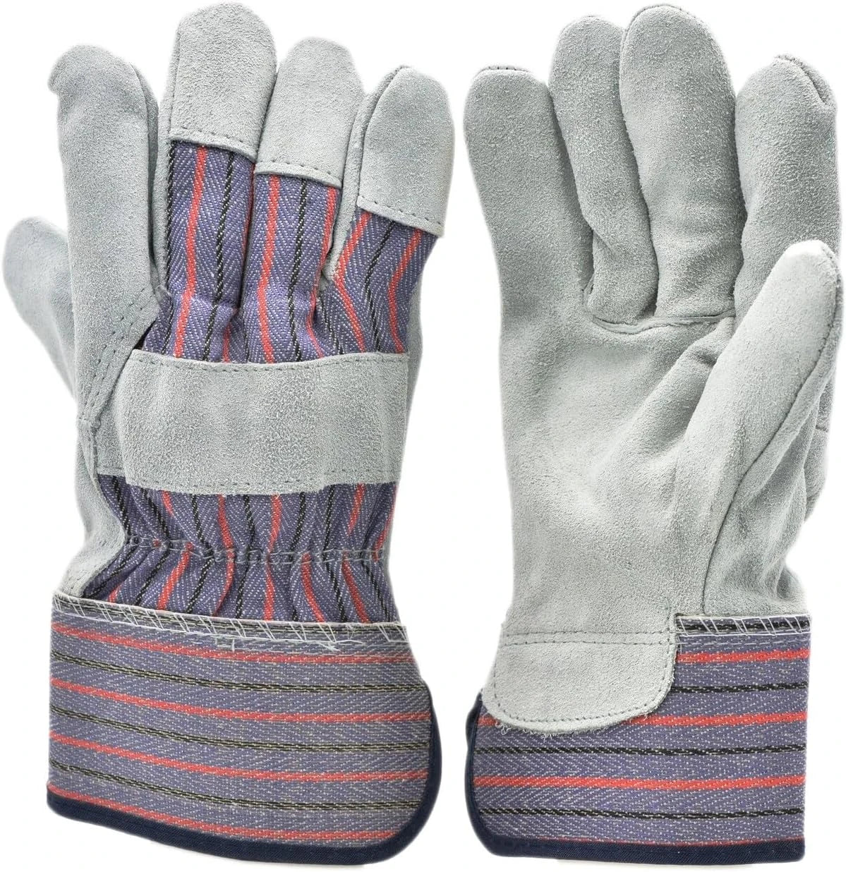 12 pack Leather Palm Cowhide Work Gloves